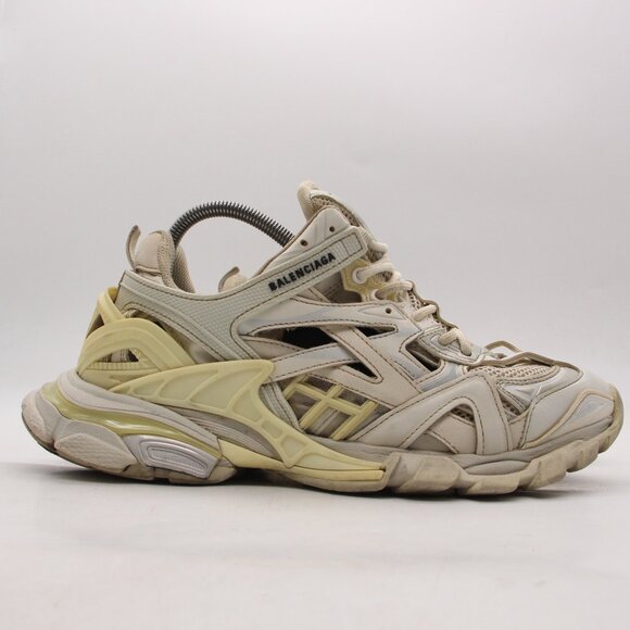 Balenciaga Track Sneaker Men's size US 9 White Lace Up Shoes - Picture 1 of 10